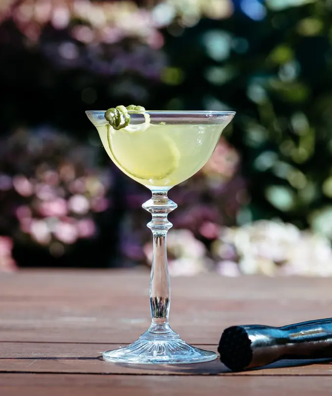 Klassieke cocktail in een coupeglas