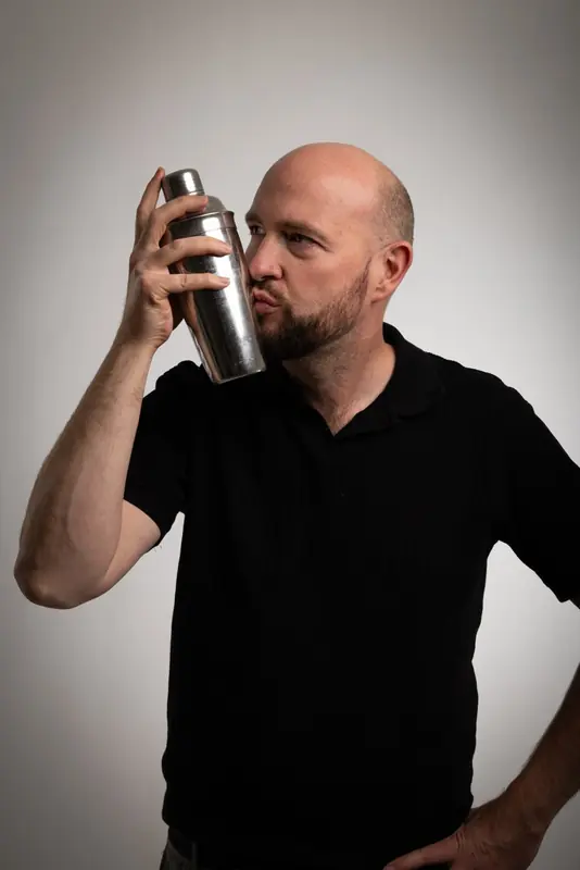 Reinout geeft zijn shaker een kus